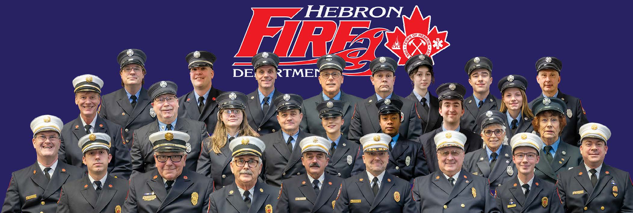 Hebron Fire Department group portrait